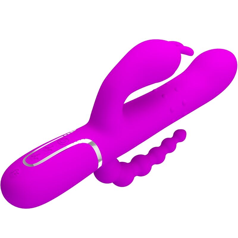 Pretty Lovecammy Triple Vibrator Multifunction 4 In 1 Pink | Niks.fi verkkokauppa