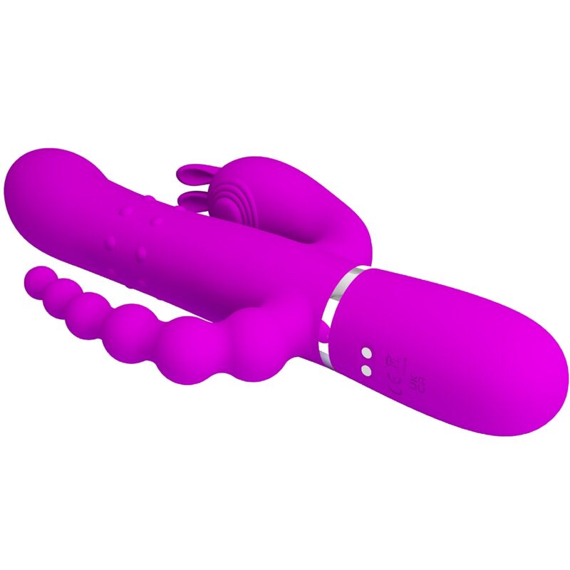 Pretty Lovecammy Triple Vibrator Multifunction 4 In 1 Pink | Niks.fi verkkokauppa