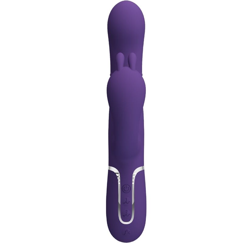 Pretty Lovecammy Triple Vibrator Multifunction 4 In 1 Purple | Niks.fi verkkokauppa