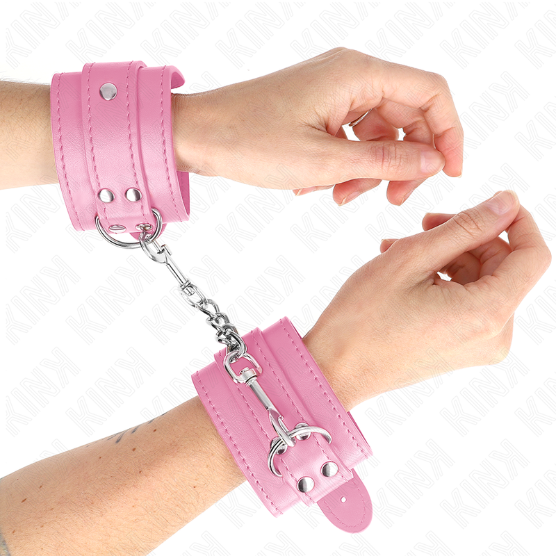 Kinksimple Wrist Restraints Pink Adjustable 20-23 Cm X 5.5 Cm | Niks.fi verkkokauppa
