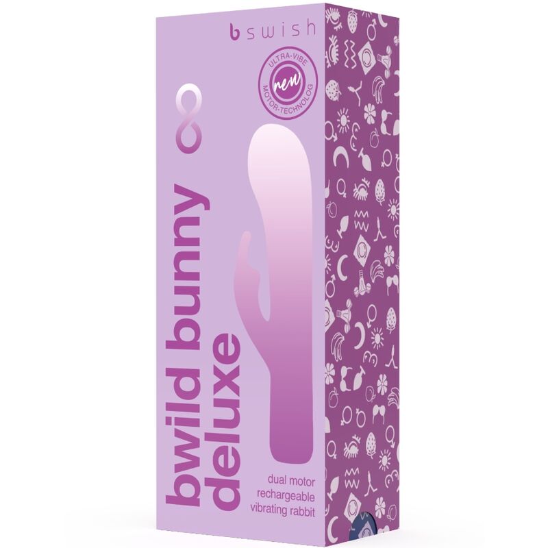 Bwild Bunny Infinite Deluxe Vibrator Rabbit 10 Vibrations Purple | Niks.fi verkkokauppa
