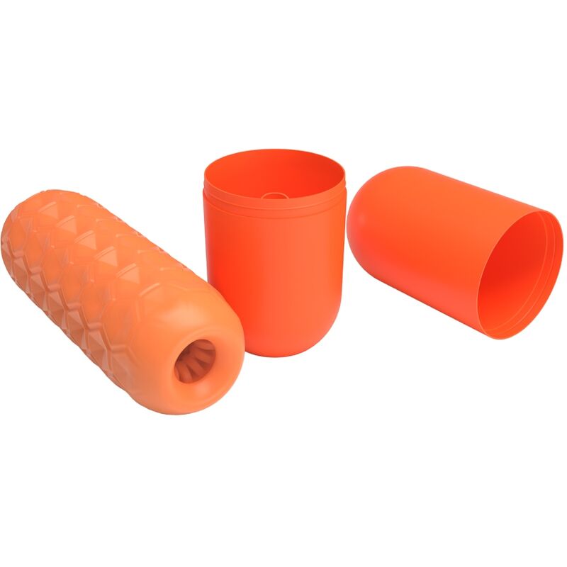 Pretty Lovetwin Balls Male Masturbator Orange | Niks.fi verkkokauppa