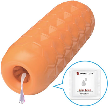 Pretty Lovetwin Balls Male Masturbator Orange | Niks.fi verkkokauppa