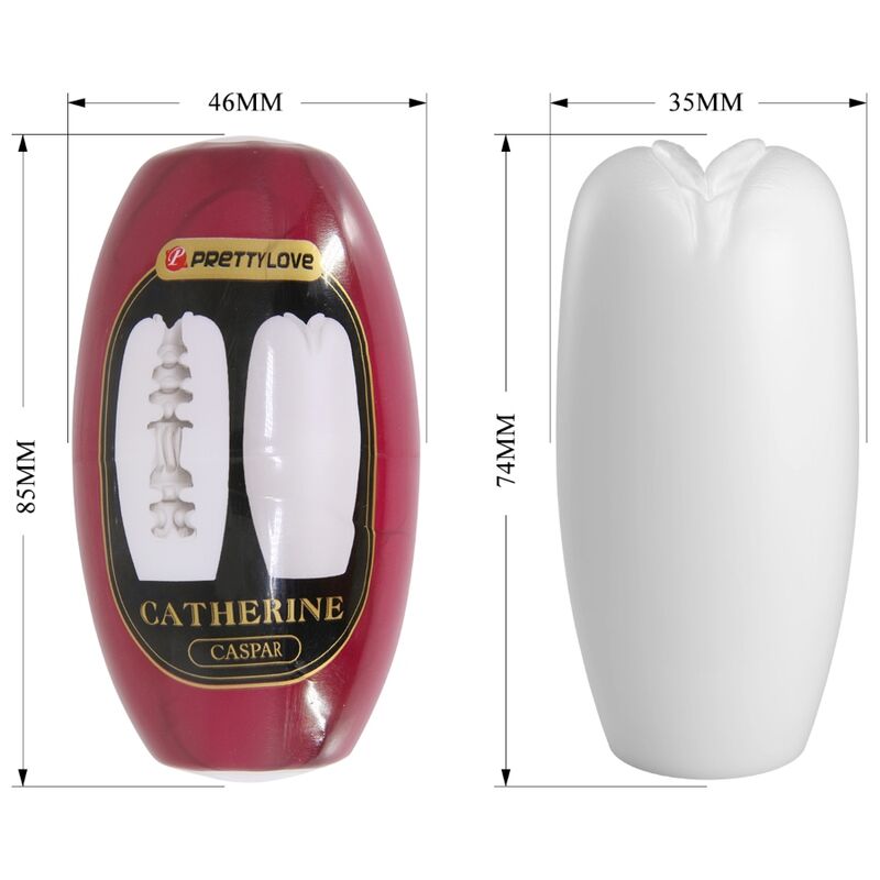 Pretty Lovecatherine Male Masturbator White | Niks.fi verkkokauppa