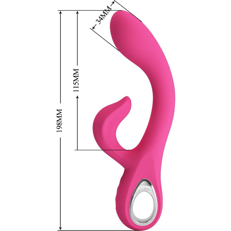 Pretty Lovefritz Rabbit Vibrator 12 Vibrations Pink | Niks.fi verkkokauppa