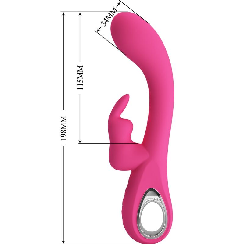 Pretty Lovenovak Rabbit Vibrator 12 Vibrations Pink | Niks.fi verkkokauppa