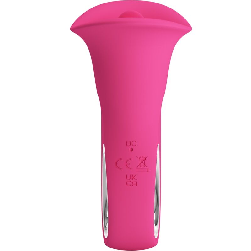 Pretty Loveclyde Oral Vibrator Vibrating Tongue 12 Vibrations Pink | Niks.fi verkkokauppa