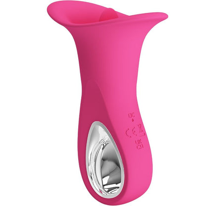 Pretty Loveclyde Oral Vibrator Vibrating Tongue 12 Vibrations Pink | Niks.fi verkkokauppa