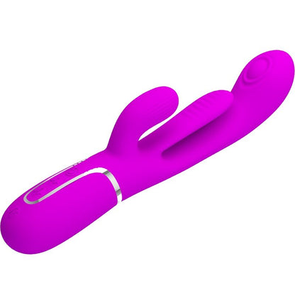 Pretty Loveshania Triple Rabbit Vibrator Multifunction Pink | Niks.fi verkkokauppa