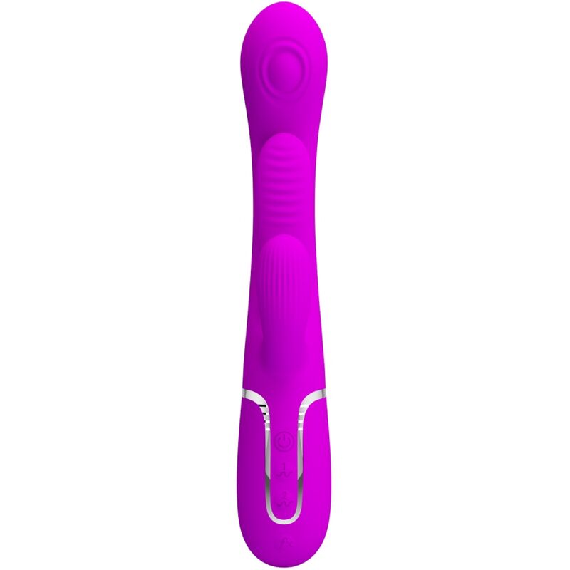 Pretty Loveshania Triple Rabbit Vibrator Multifunction Pink | Niks.fi verkkokauppa