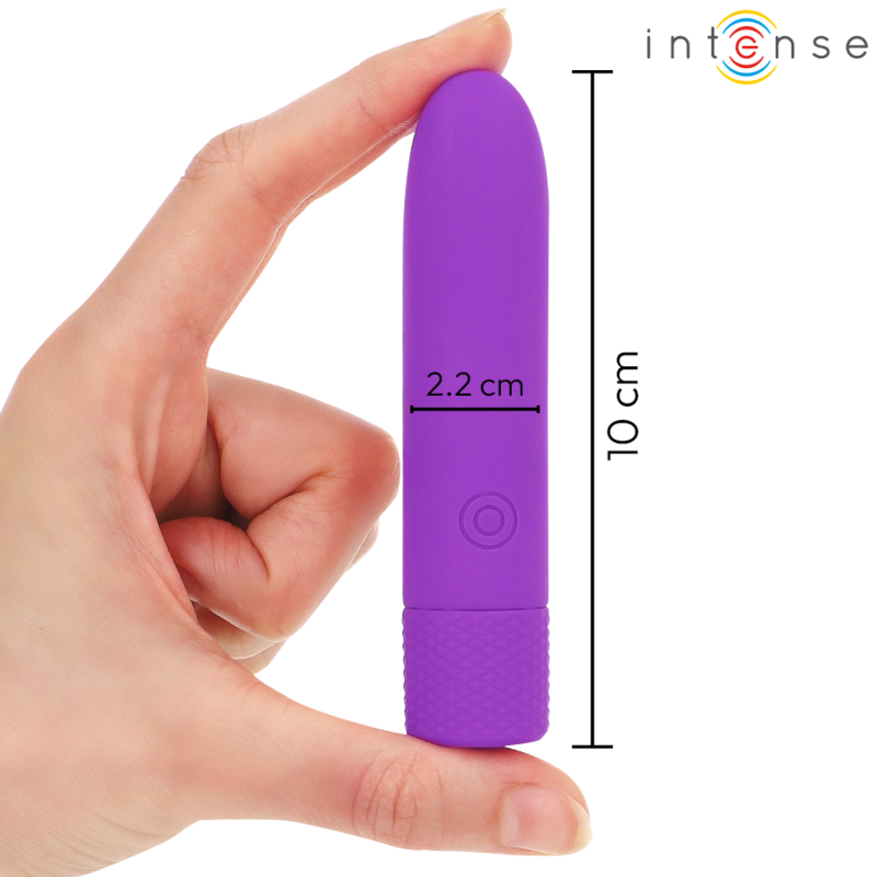 Intensesymone Usb Rechargeable Vibrating Bullet 8 Vibrations Purple 10 X 2.2 Cm | Niks.fi verkkokauppa