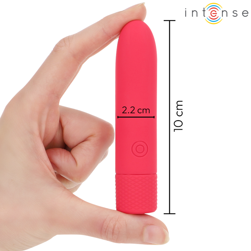 Intensesymone Usb Rechargeable Vibrating Bullet 8 Vibrations Red 10 X 2.2 Cm | Niks.fi verkkokauppa