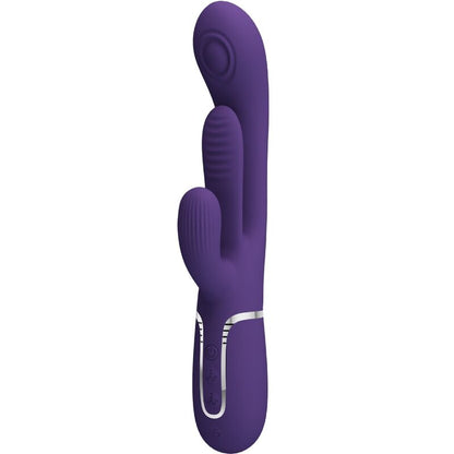 Shania Triple Rabbit Vibrator Multifunction Purple | Niks.fi verkkokauppa