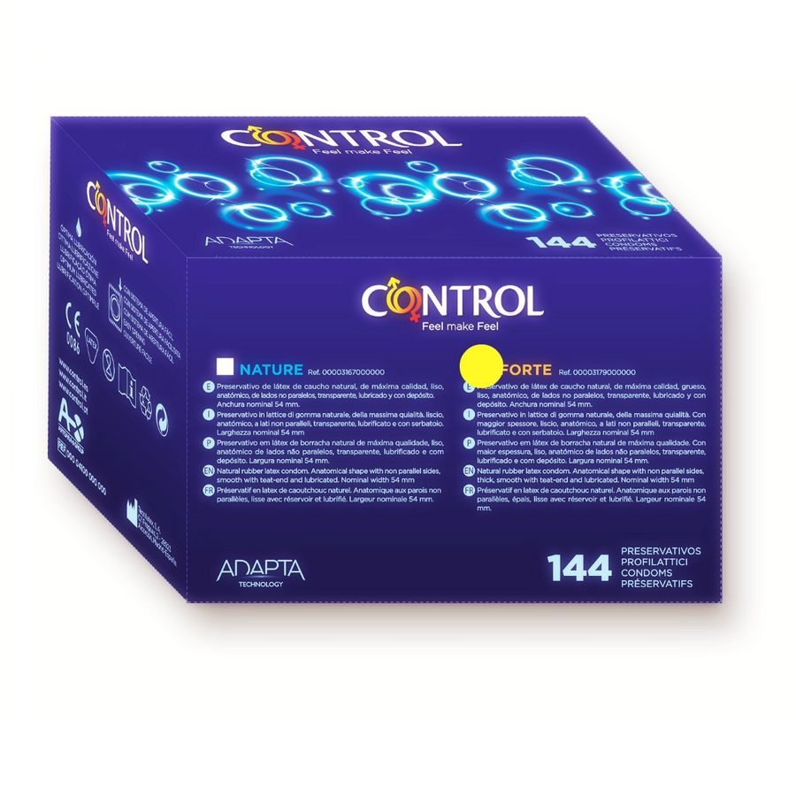 Control Adapta Forte Condoms 144 Units | Niks.fi verkkokauppa