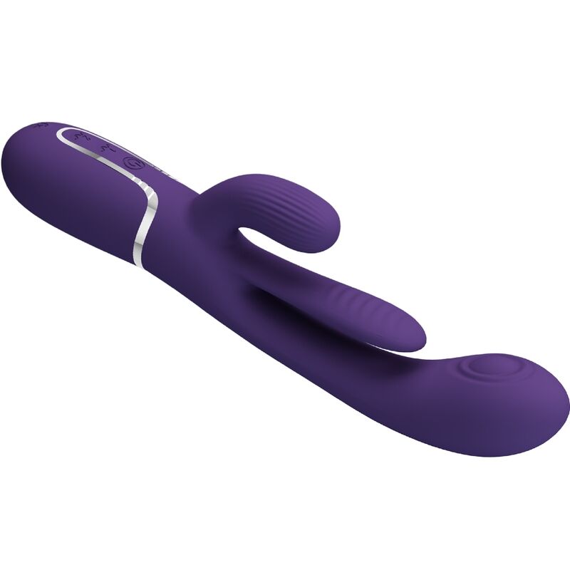 Shania Triple Rabbit Vibrator Multifunction Purple | Niks.fi verkkokauppa