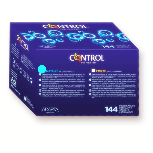 Control Adapta Nature Condoms 144 Units | Niks.fi verkkokauppa