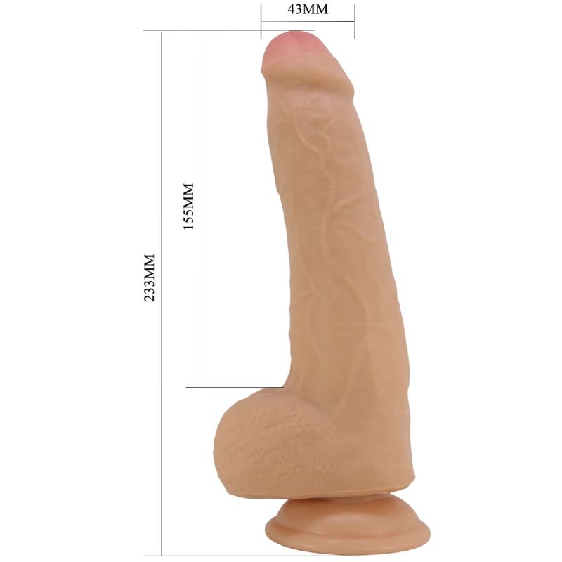 Draco Realistic Dildo 23 Cm Flesh | Niks.fi verkkokauppa