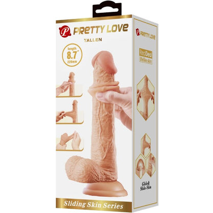 Tallen Realistic Dildo 22 Cm Flesh | Niks.fi verkkokauppa