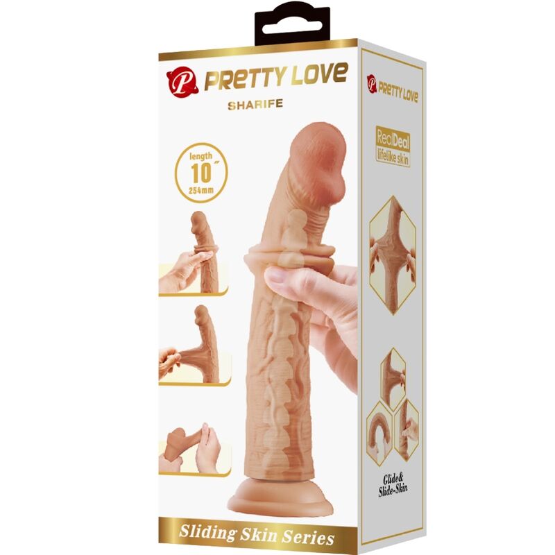 Sharife Realistic Dildo 25 Cm Flesh | Niks.fi verkkokauppa