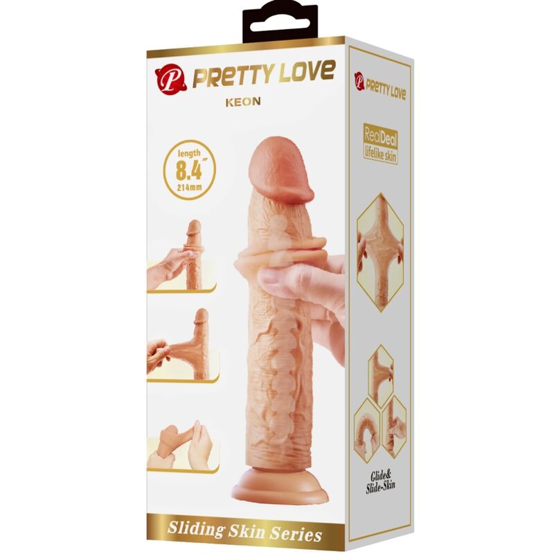 Keon Realistic Dildo 21 Cm Flesh | Niks.fi verkkokauppa