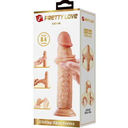 Keon Realistic Dildo 21 Cm Flesh | Niks.fi verkkokauppa