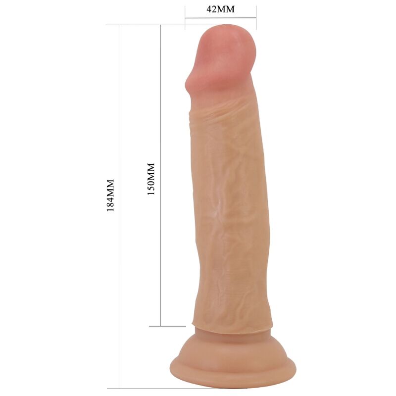 Quentin Realistic Dildo 18 Cm Flesh | Niks.fi verkkokauppa