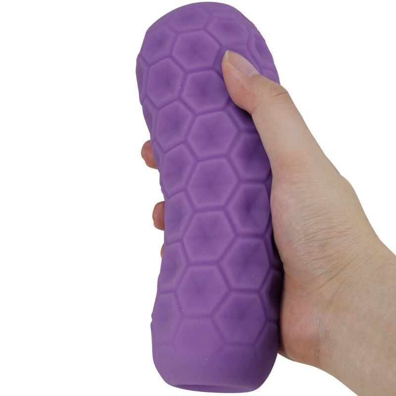 Twin Balls Male Masturbator Purple | Niks.fi verkkokauppa