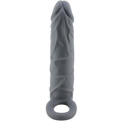 Realistic Skin Penis Sleeve Dark Grey | Niks.fi verkkokauppa