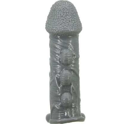 Realistic Penis Enlarger And Delay Sleeve Grey | Niks.fi verkkokauppa