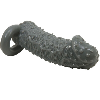 Realistic Penis Enlarger And Delay Sleeve Model 2 Grey | Niks.fi verkkokauppa
