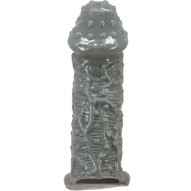 Realistic Penis Enlarger And Delay Sleeve Model 2 Grey | Niks.fi verkkokauppa