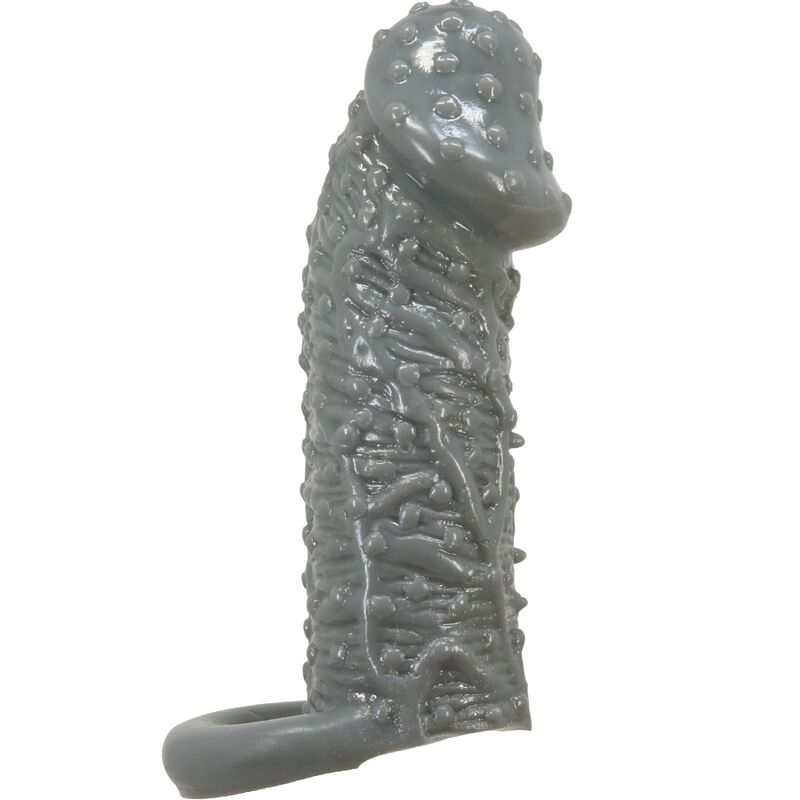 Realistic Penis Enlarger And Delay Sleeve Model 2 Grey | Niks.fi verkkokauppa
