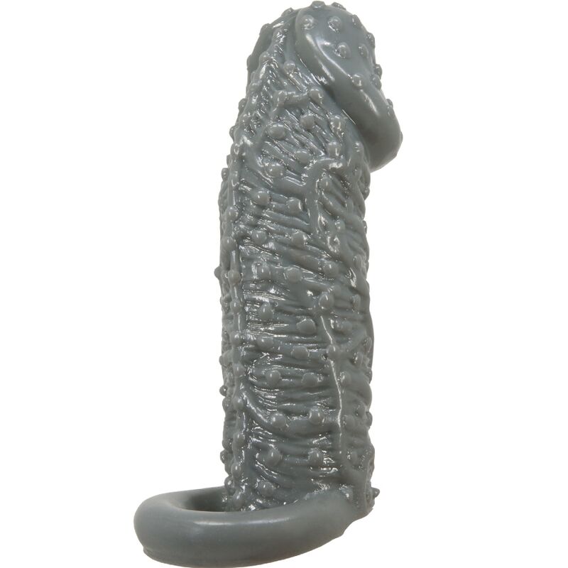 Realistic Penis Enlarger And Delay Sleeve Model 2 Grey | Niks.fi verkkokauppa