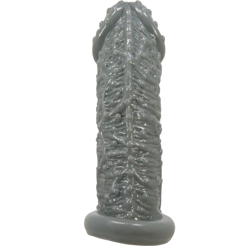 Realistic Penis Enlarger And Delay Sleeve Model 2 Grey | Niks.fi verkkokauppa