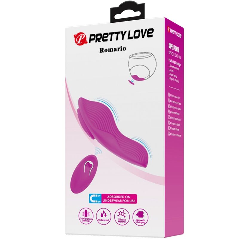 Romario Lay-On Clitoris Stimulator Remote Control Pink | Niks.fi verkkokauppa