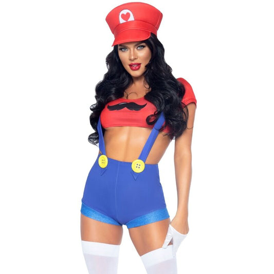 Leg Avenuesexy Costume Mario Bros Red/Blue S | Niks.fi verkkokauppa