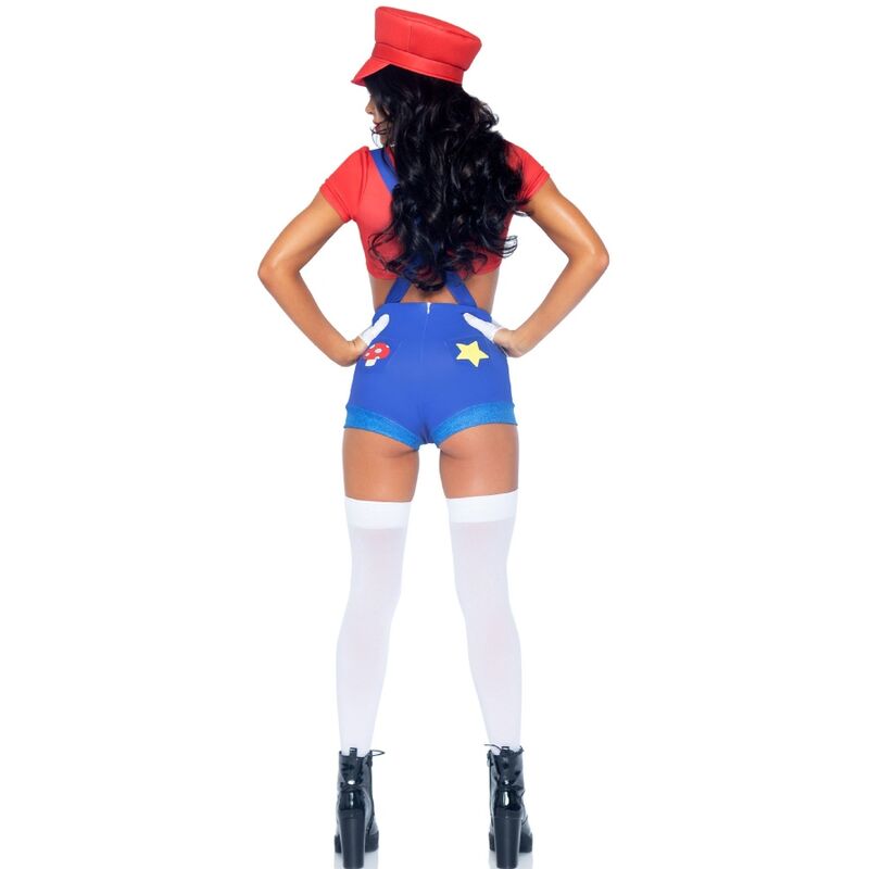 Leg Avenuesexy Costume Mario Bros Red/Blue M | Niks.fi verkkokauppa