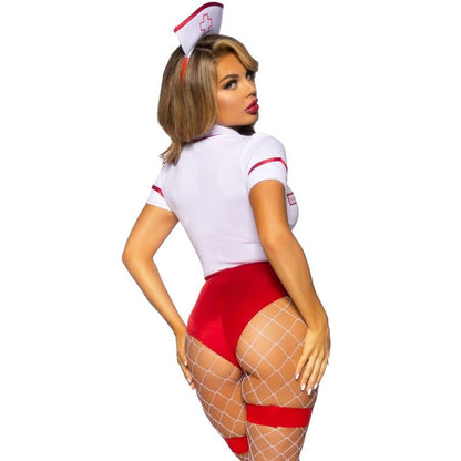 Leg Avenuesexy Nurse Costume Red/White M | Niks.fi verkkokauppa
