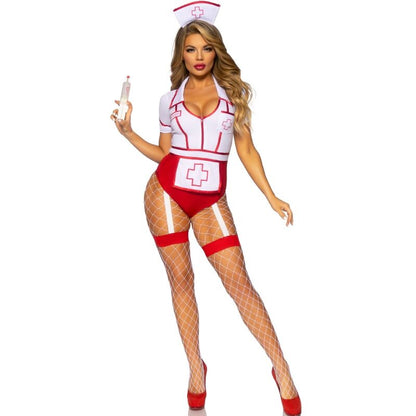Leg Avenuesexy Nurse Costume Red/White M | Niks.fi verkkokauppa