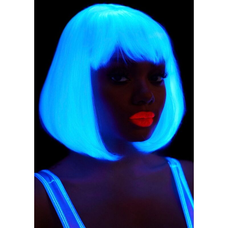 Leg Avenuephosphorescent Bob Cut Wig White | Niks.fi verkkokauppa