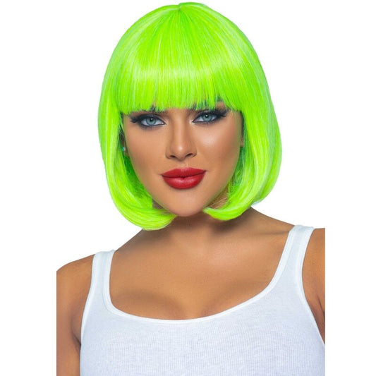 Leg Avenuefluorescent Bob Wig Neon Green | Niks.fi verkkokauppa