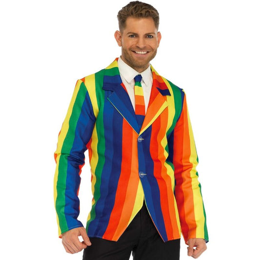 Leg Avenueblazer + Tie Rainbow M | Niks.fi verkkokauppa