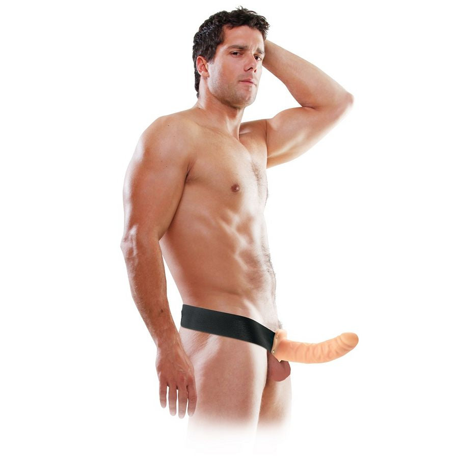Fetish Fantasy Series 19 Cm Hollow Strap-On Natural | Niks.fi verkkokauppa