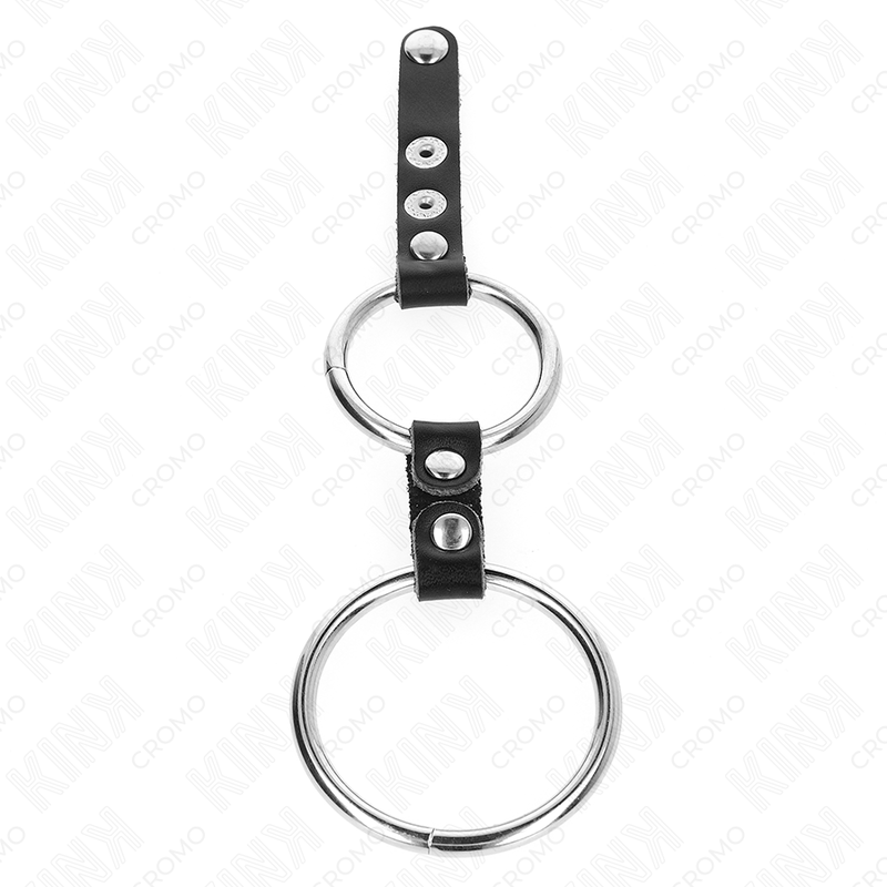 Kinkdouble Penis Ring 3.8 Cm To 5 Cm Connected By Leather | Niks.fi verkkokauppa