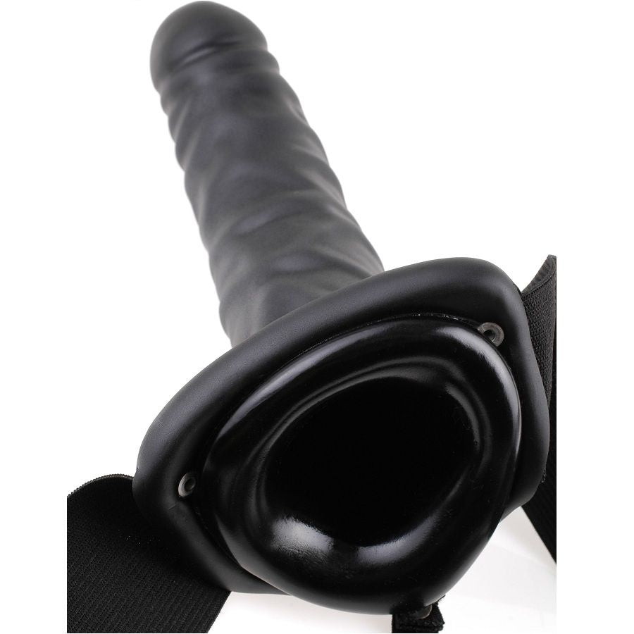 Fetish Fantasy Series 19 Cm Hollow Strap-On Black | Niks.fi verkkokauppa