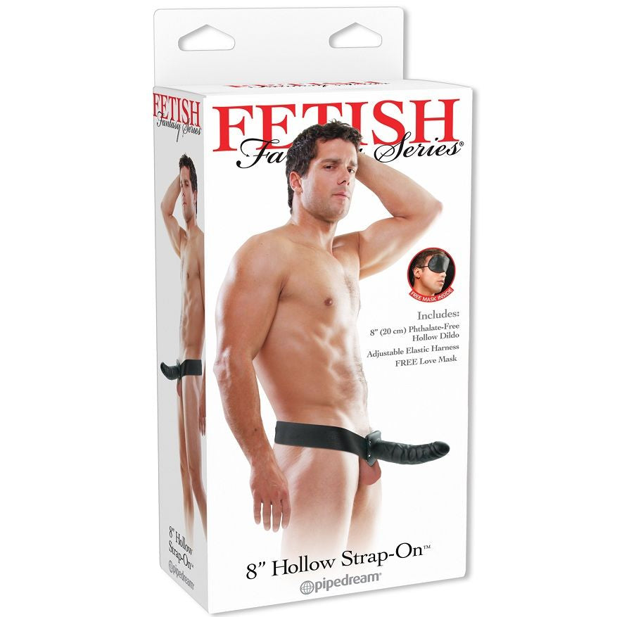 Fetish Fantasy Series 19 Cm Hollow Strap-On Black | Niks.fi verkkokauppa