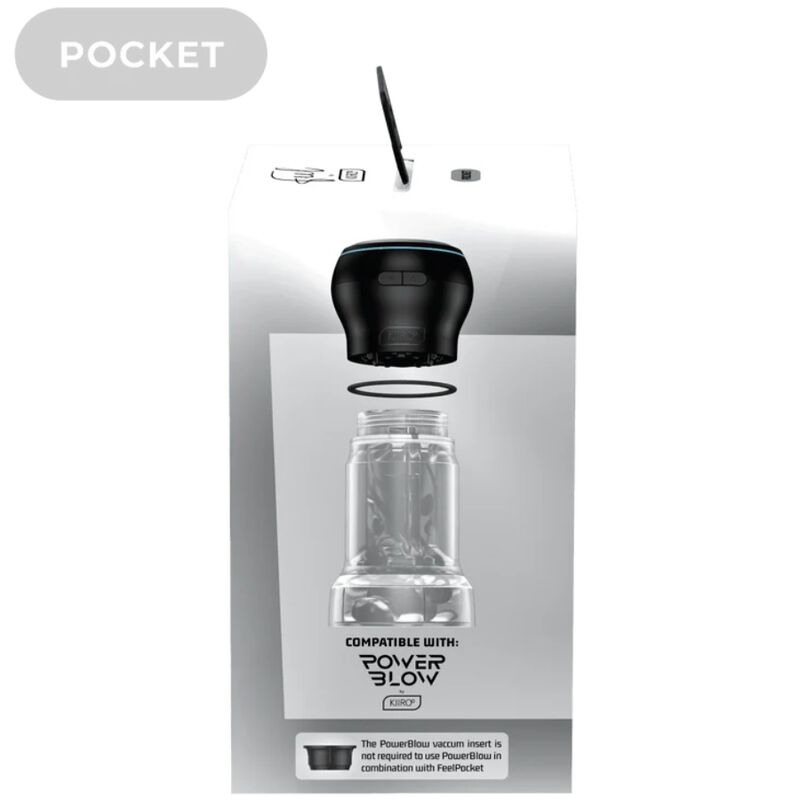 Feel Pocket Stroker Crystal By Kiiroo Transparent | Niks.fi verkkokauppa