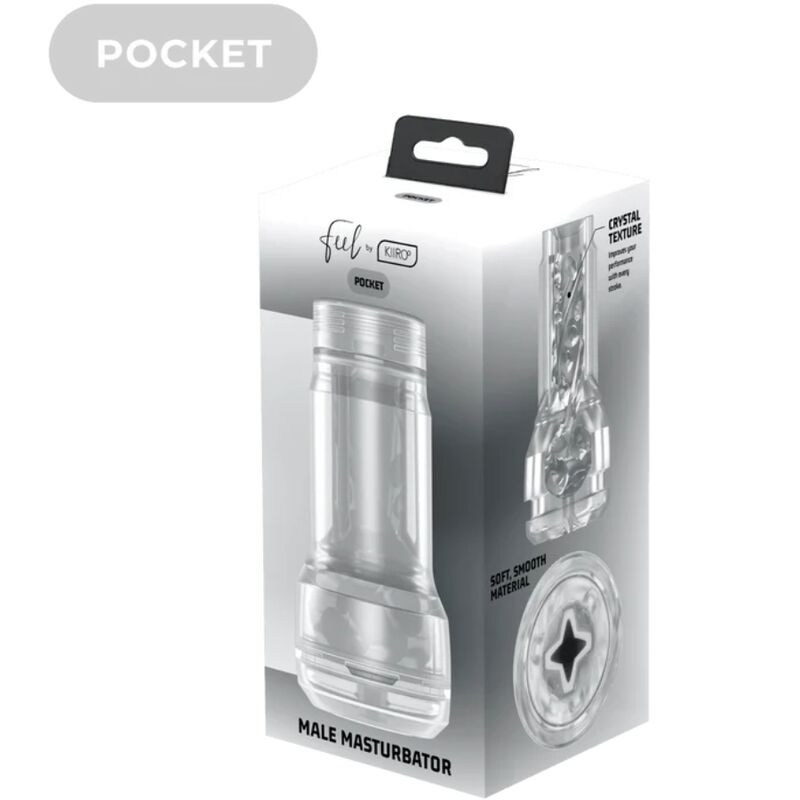 Feel Pocket Stroker Crystal By Kiiroo Transparent | Niks.fi verkkokauppa
