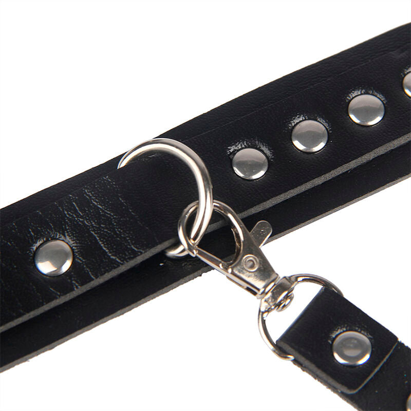 Subblime953690 Handcuffs With Bondage Belt Black One Size | Niks.fi verkkokauppa