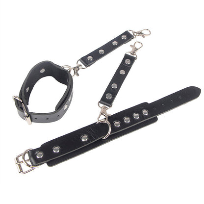Subblime953690 Handcuffs With Bondage Belt Black One Size | Niks.fi verkkokauppa